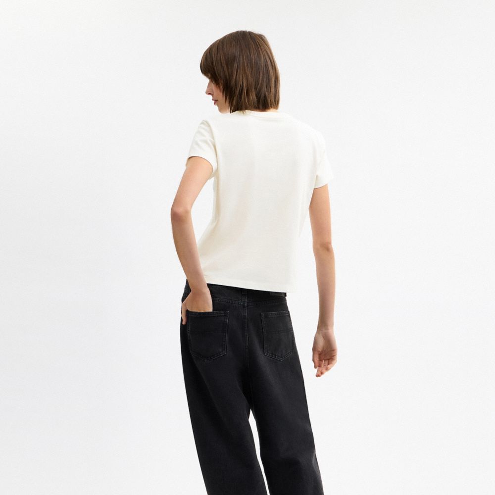 CAT T-SHIRT IN ORGANIC COTTON