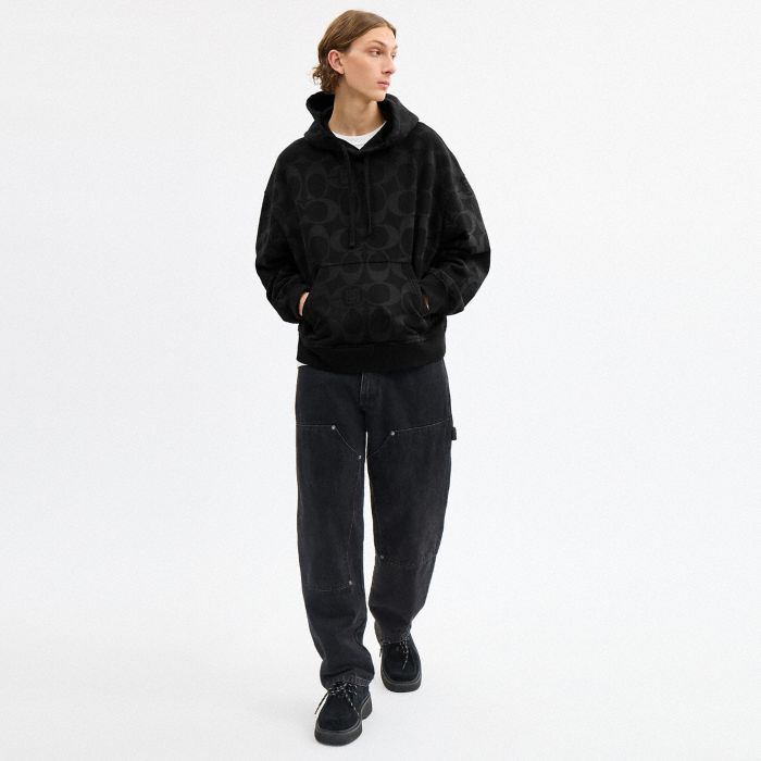 COACH CLOT 經典 SIGNATURE 連帽衫