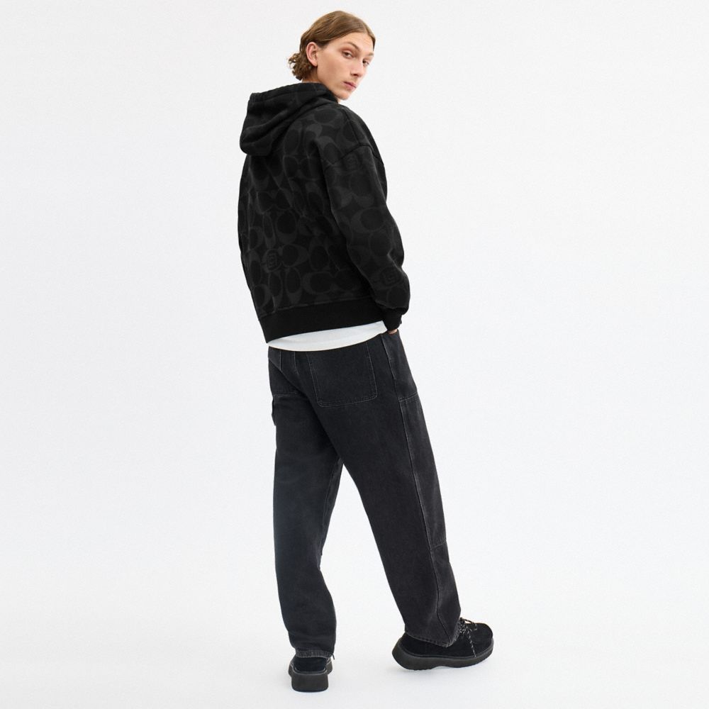 COACH CLOT 經典 SIGNATURE 連帽衫