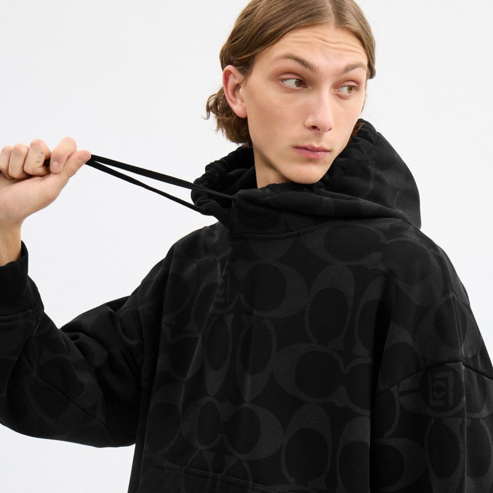 COACH CLOT 經典 SIGNATURE 連帽衫