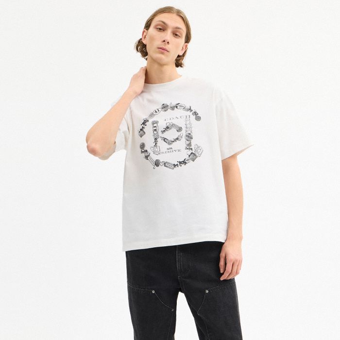 COACH CLOT 休閒 T 恤