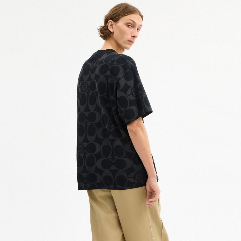 COACH CLOT 經典 SIGNATURE 休閒 T 恤