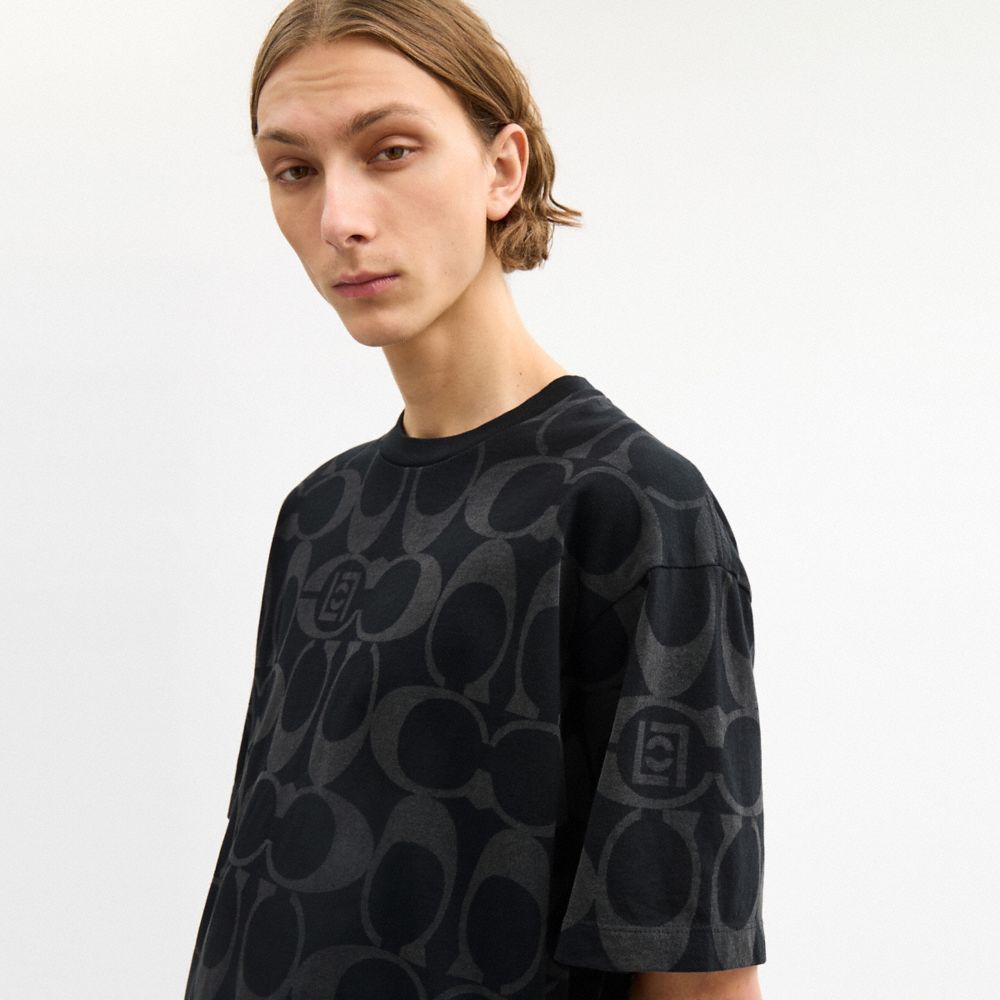 COACH CLOT 經典 SIGNATURE 休閒 T 恤