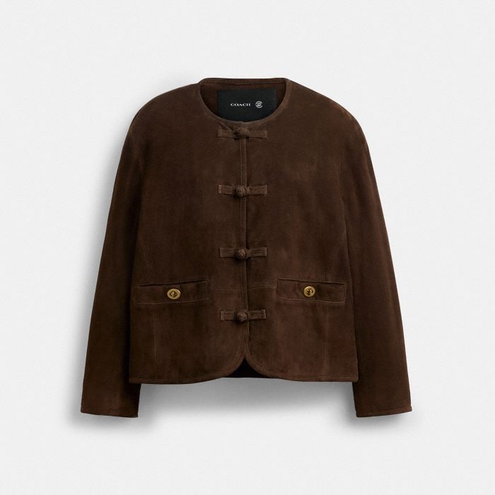 COACH CLOT 麂皮外套