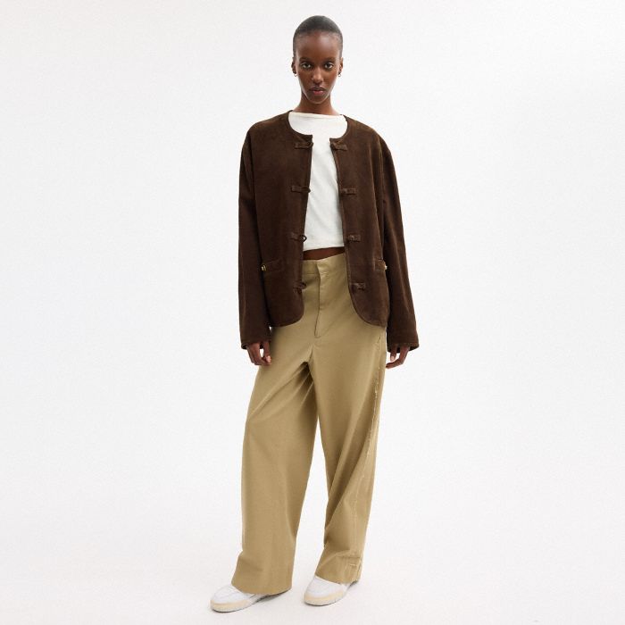 COACH CLOT 麂皮外套