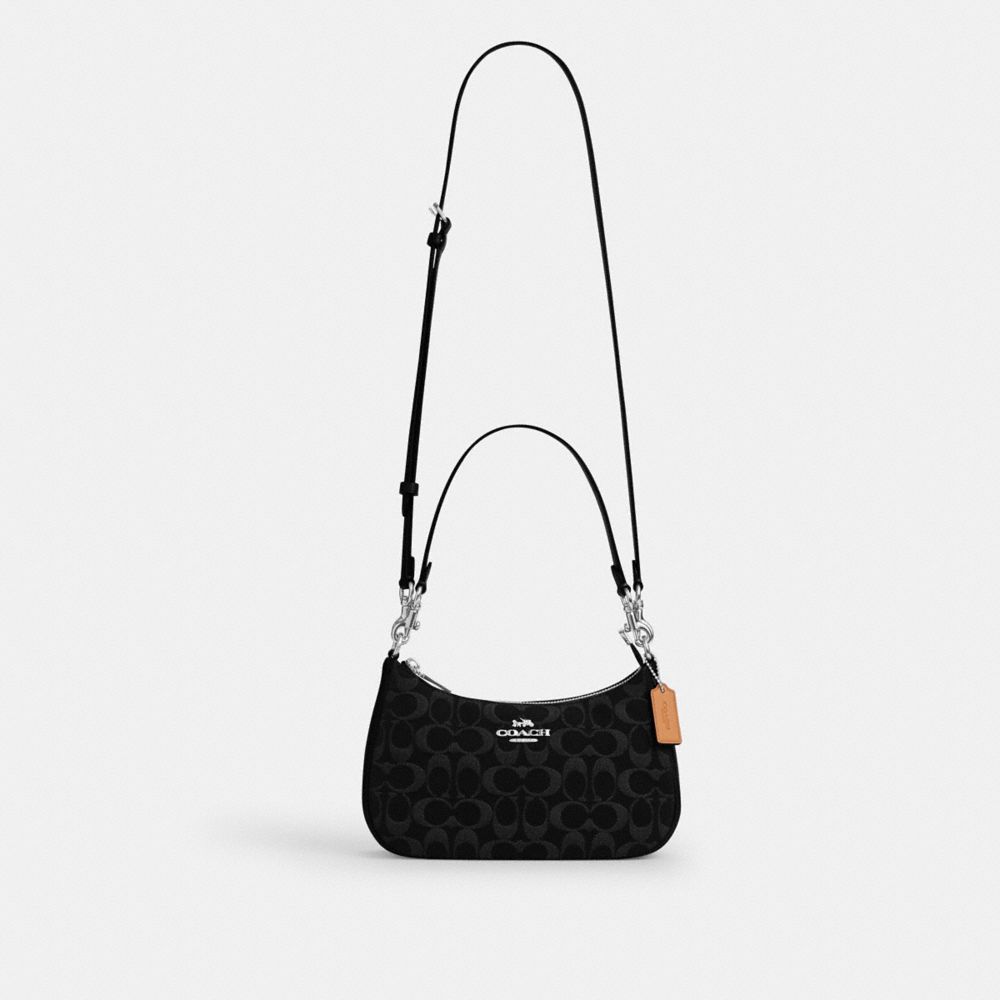 TERI SHOULDER BAG IN SIGNATURE DENIM