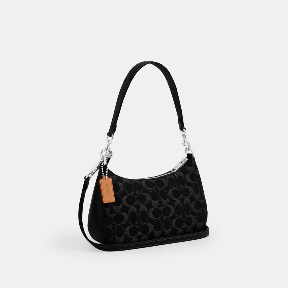 TERI SHOULDER BAG IN SIGNATURE DENIM