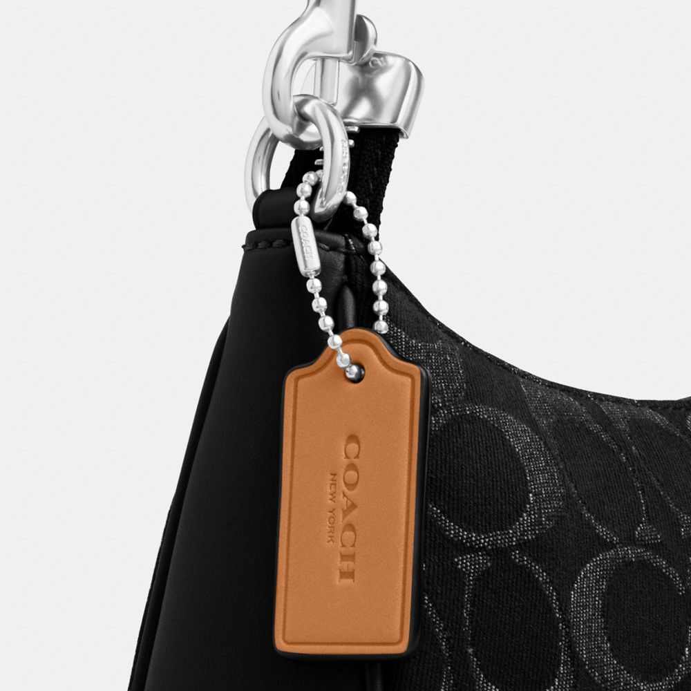 TERI SHOULDER BAG IN SIGNATURE DENIM