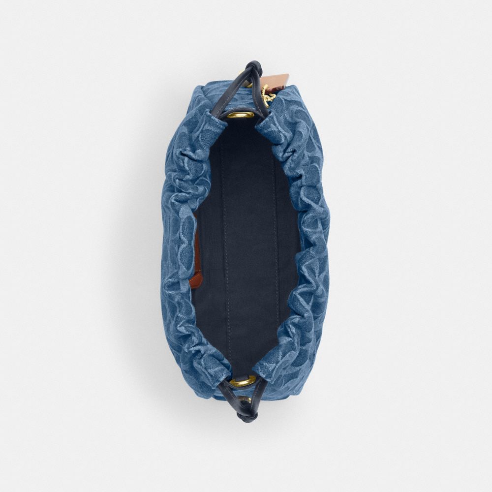 FAYE SHOULDER BAG IN SIGNATURE DENIM