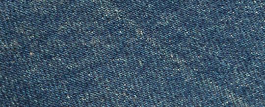 復古摯愛丹寧布立體 C 字飾件厚底拖鞋