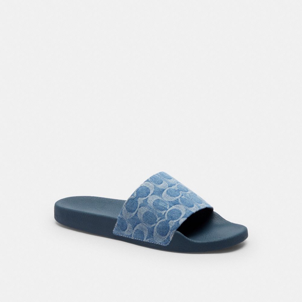 Udele Sport Slide In Regenerative Cotton Signature Denim - CDF75 - Indigo