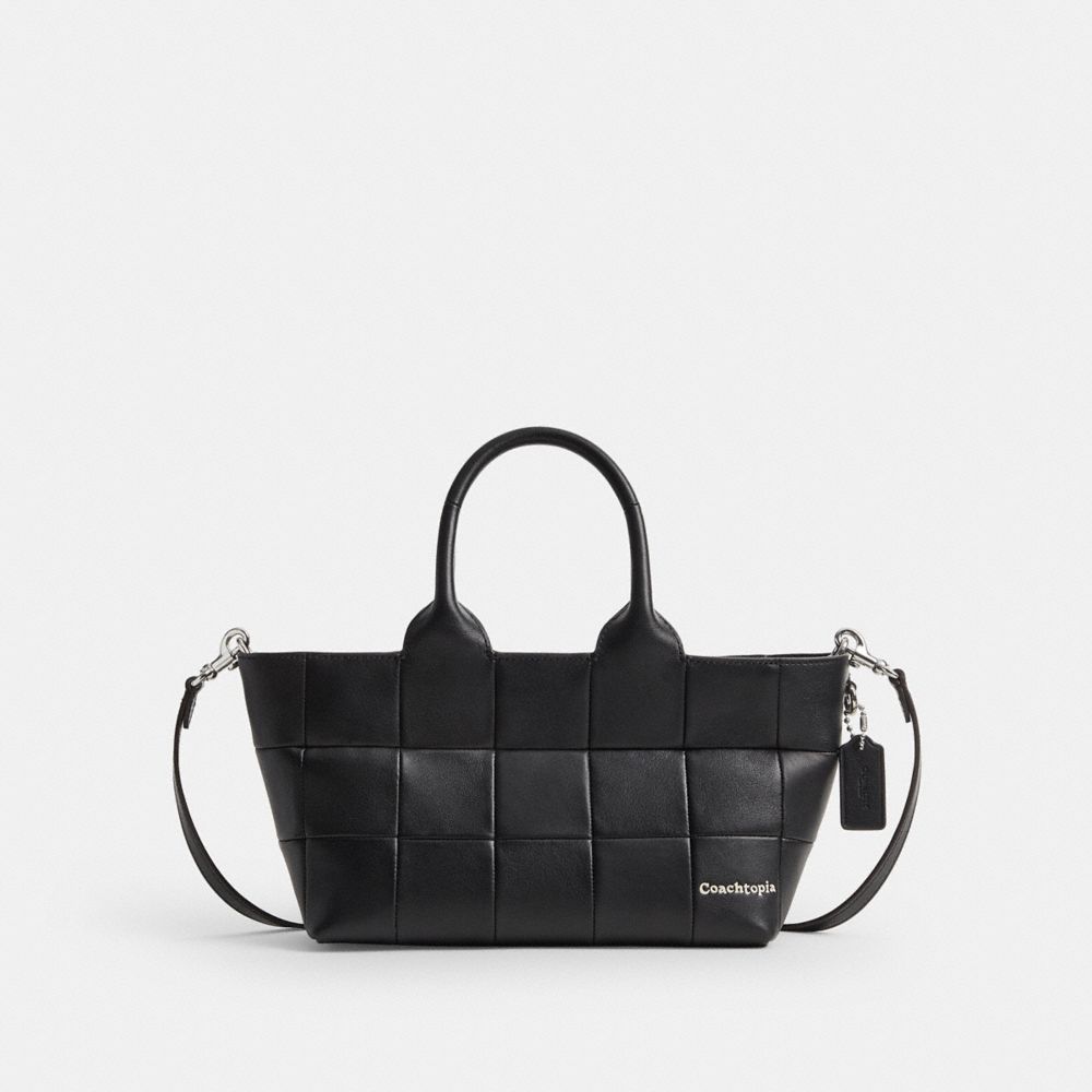 COACH CDG61 Alter/ego Small Tote Bag In Upcrafted Leather BLACK