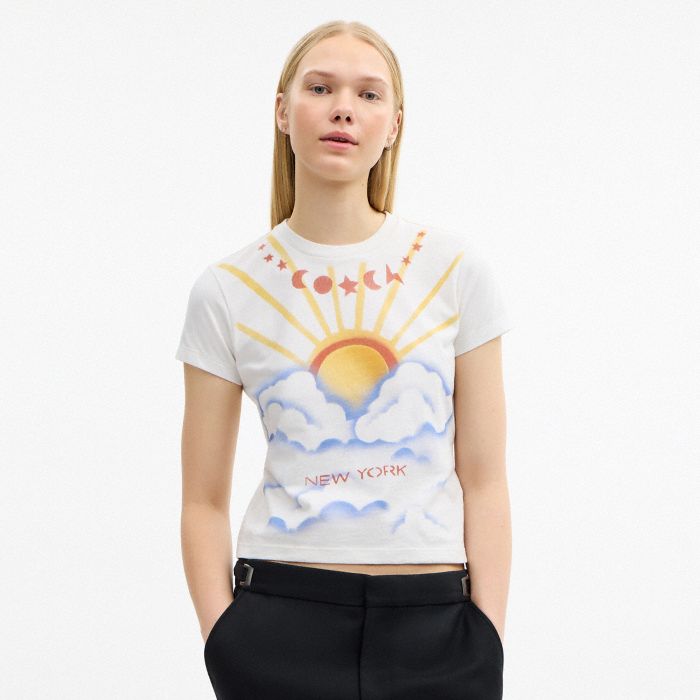 AIRBRUSH 90'S FIT T-SHIRT IN ORGANIC COTTON