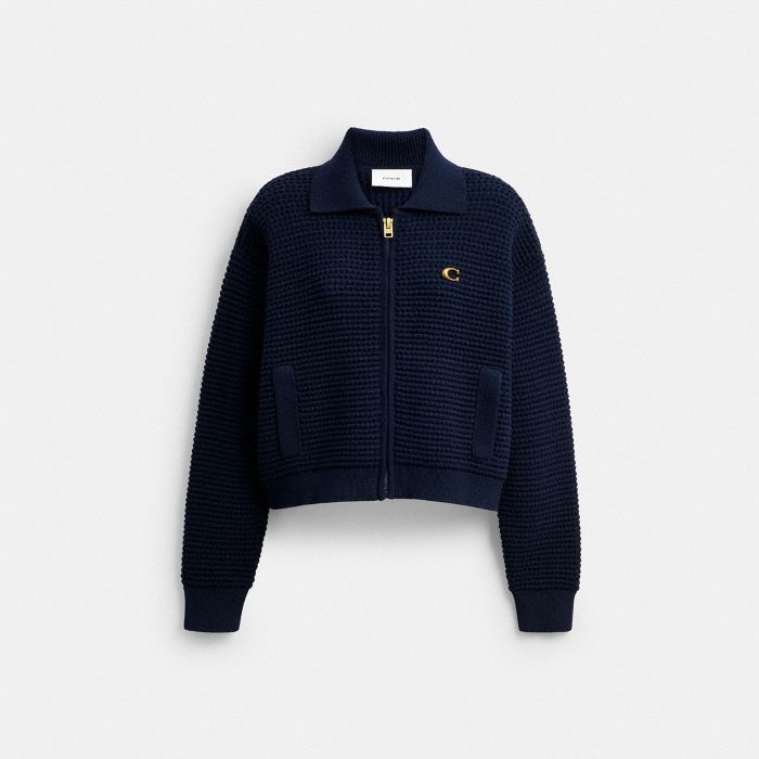 ZIP FRONT CARDIGAN