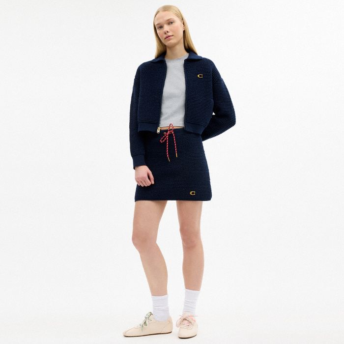ZIP FRONT CARDIGAN