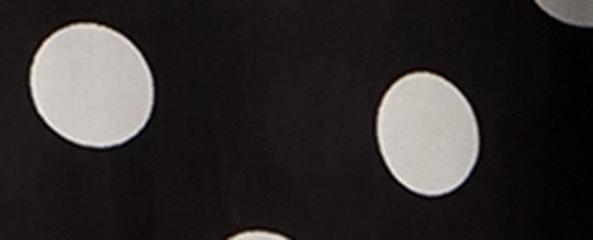 波點圖案塔夫綢長版半身裙