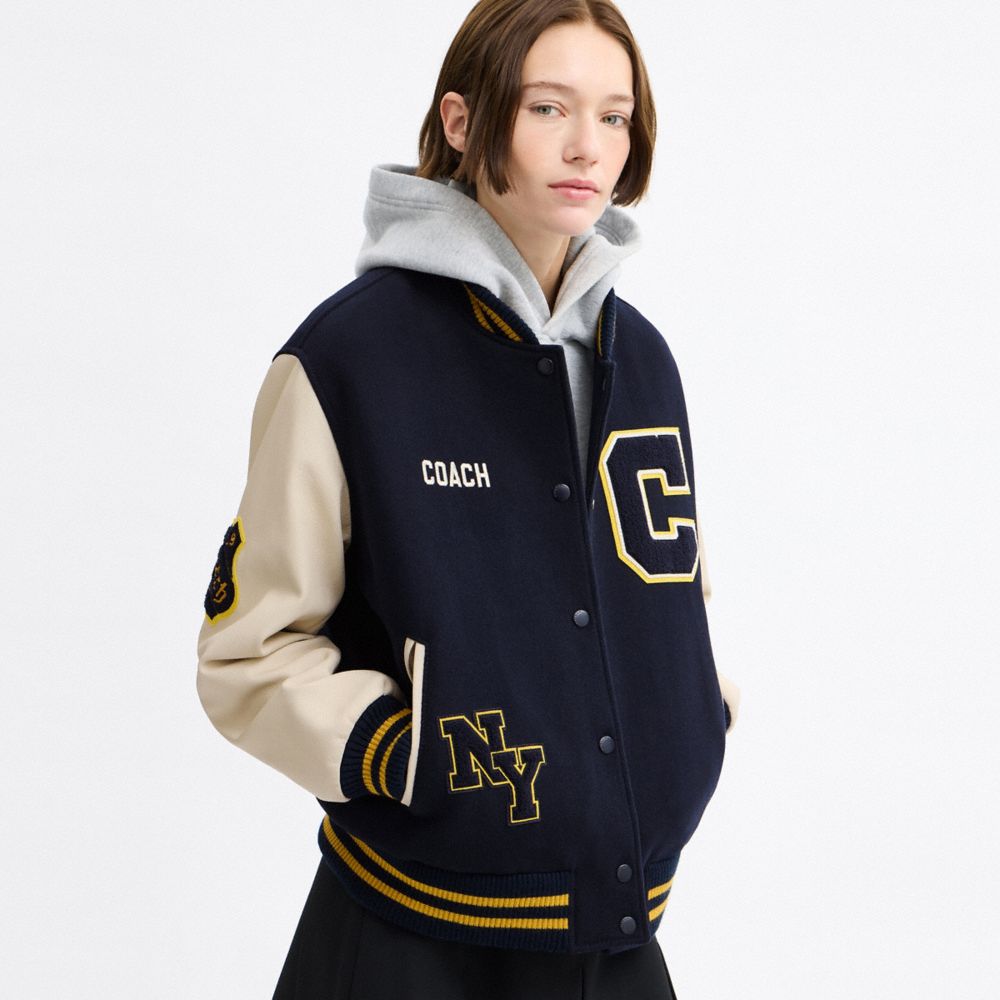 羊毛 VARSITY 外套