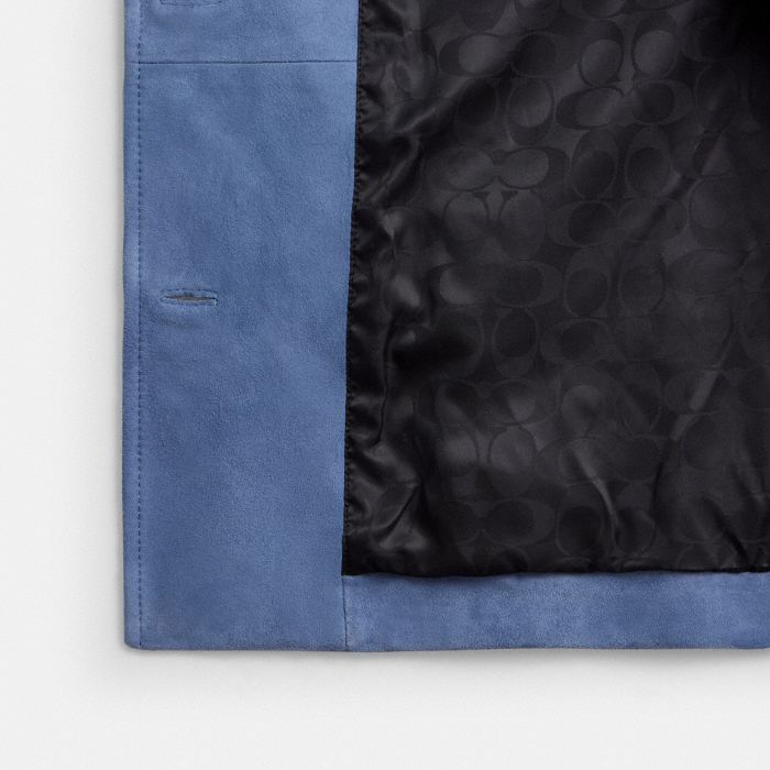 STUDDED SUEDE JACKET