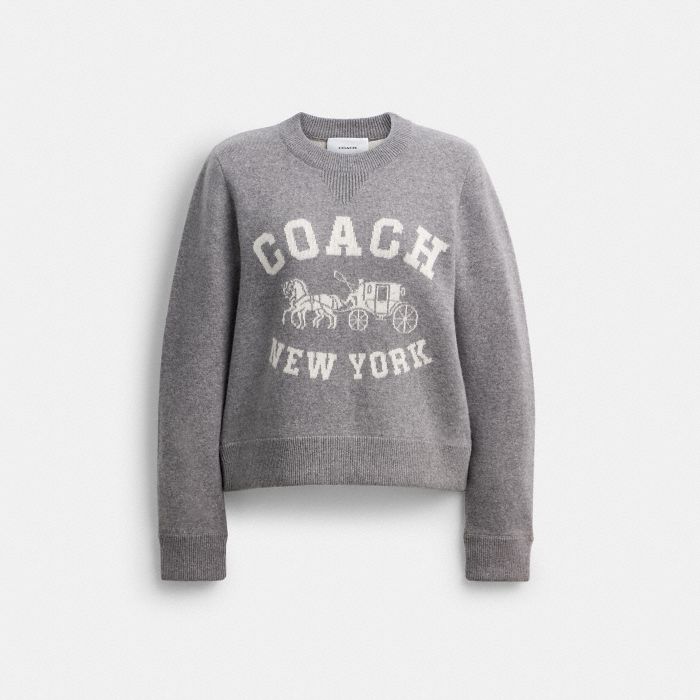HORSE AND CARRIAGE CREWNECK SWEATER