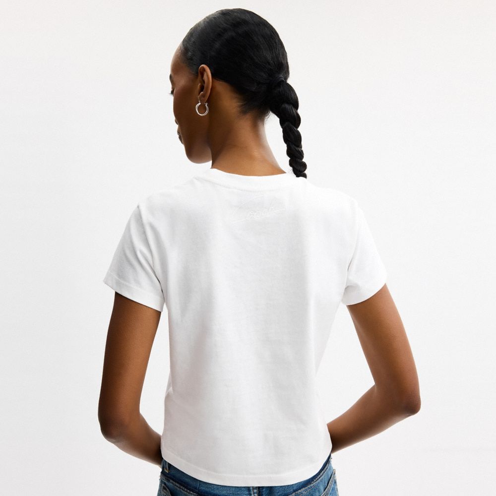 DISNEY X COACH 布魯托圖案 90 年代版型 T 恤