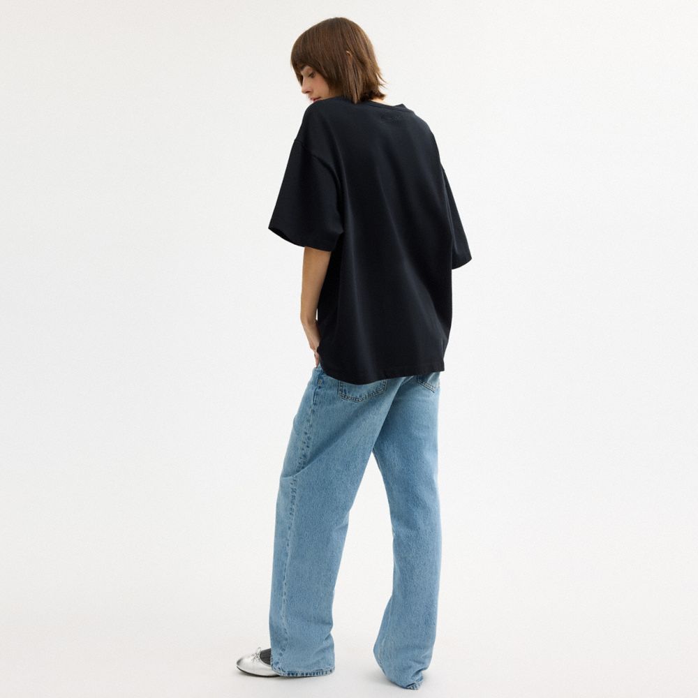 DISNEY X COACH 布魯托圖案休閒 T 恤