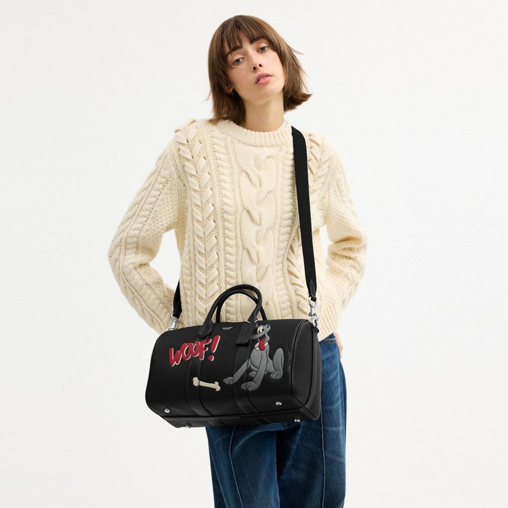 COMPASS DISNEY X COACH 布魯托圖案 35 手袋