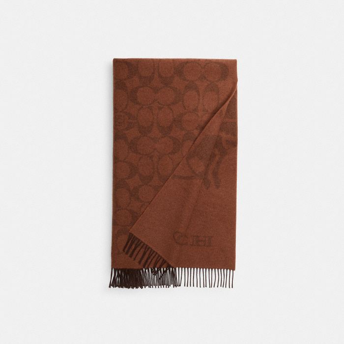 COACH CLOT REVERSIBLE HORSE AND CARRIAGE OVERSIZED MUFFLER