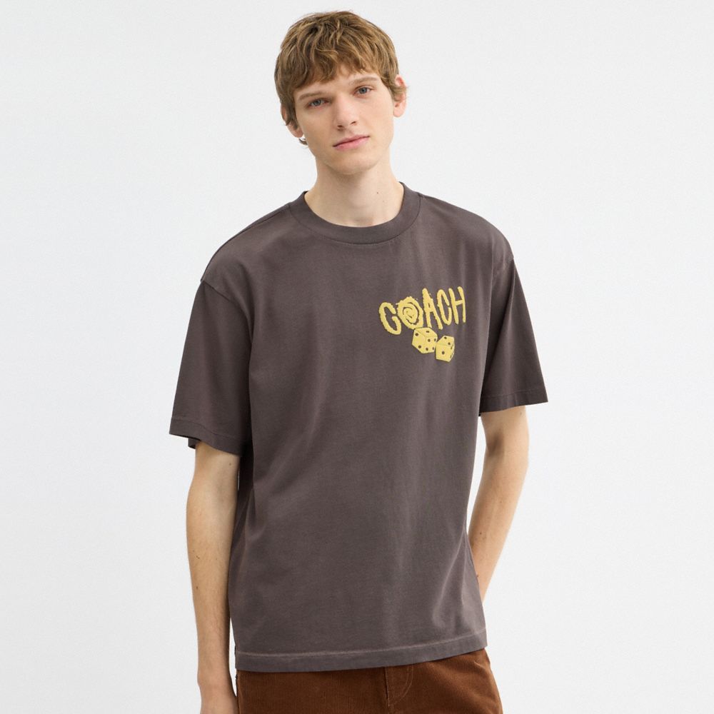 DICE RELAXED T-SHIRT IN ORGANIC COTTON