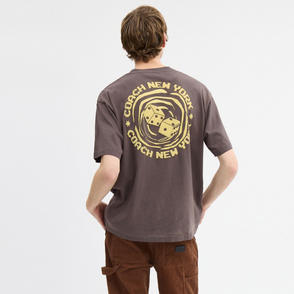 DICE RELAXED T-SHIRT IN ORGANIC COTTON