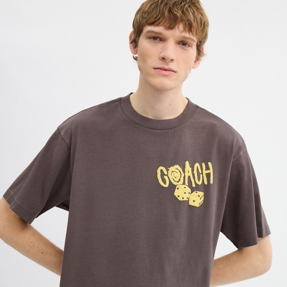 DICE RELAXED T-SHIRT IN ORGANIC COTTON