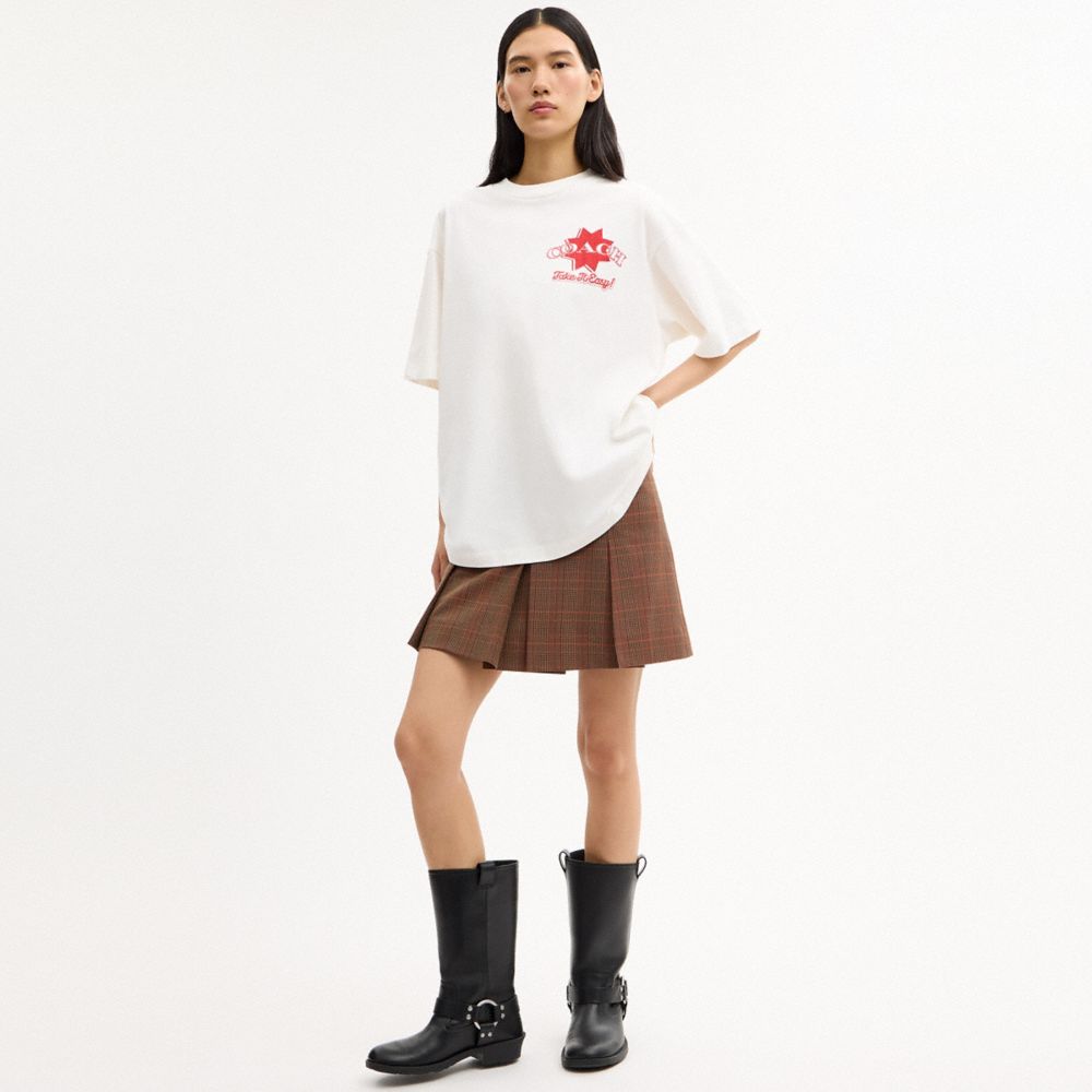 PIZZA RELAXED T-SHIRT IN ORGANIC COTTON