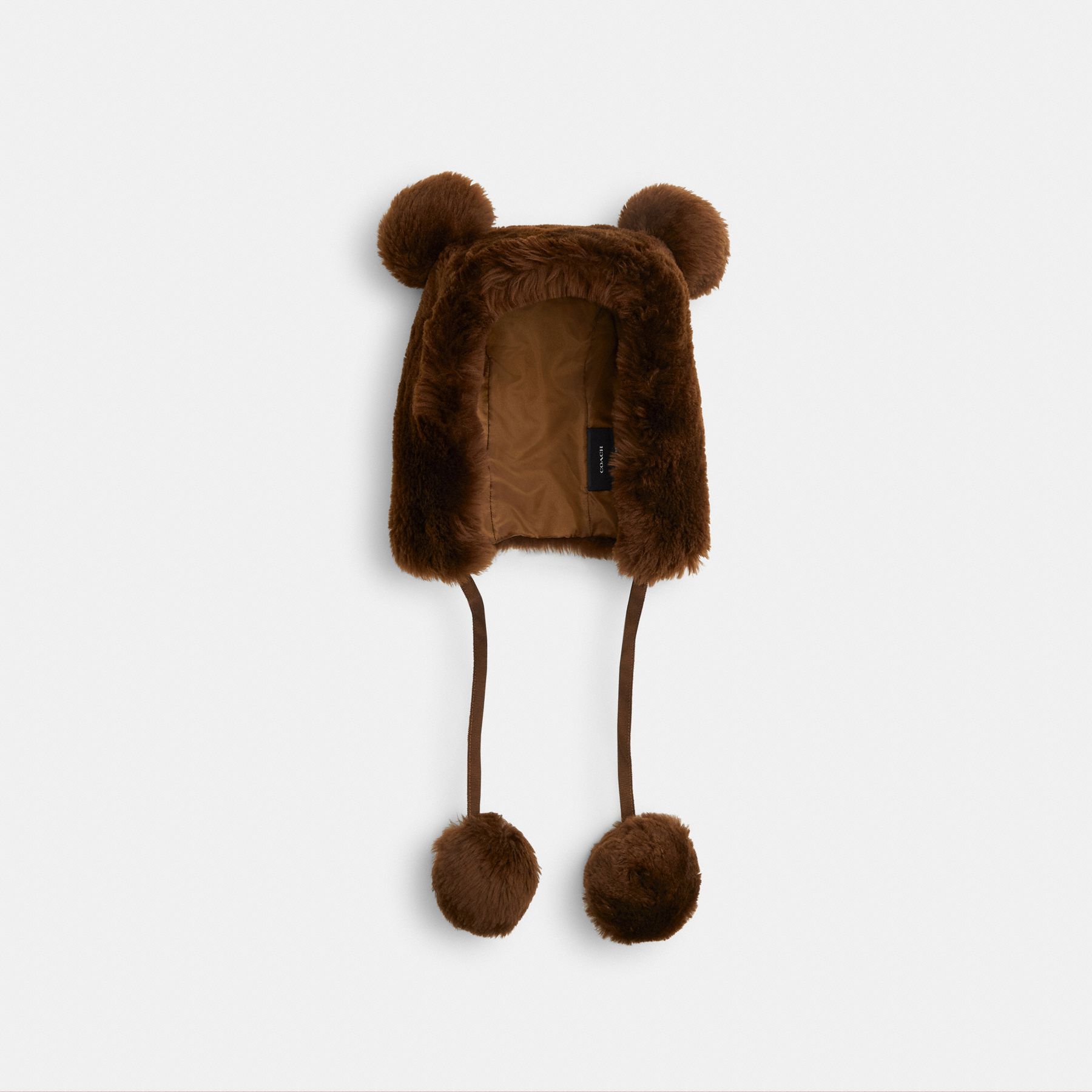 TEDDY SHEARLING TRAPPER HAT | COACH 官方網站Official page