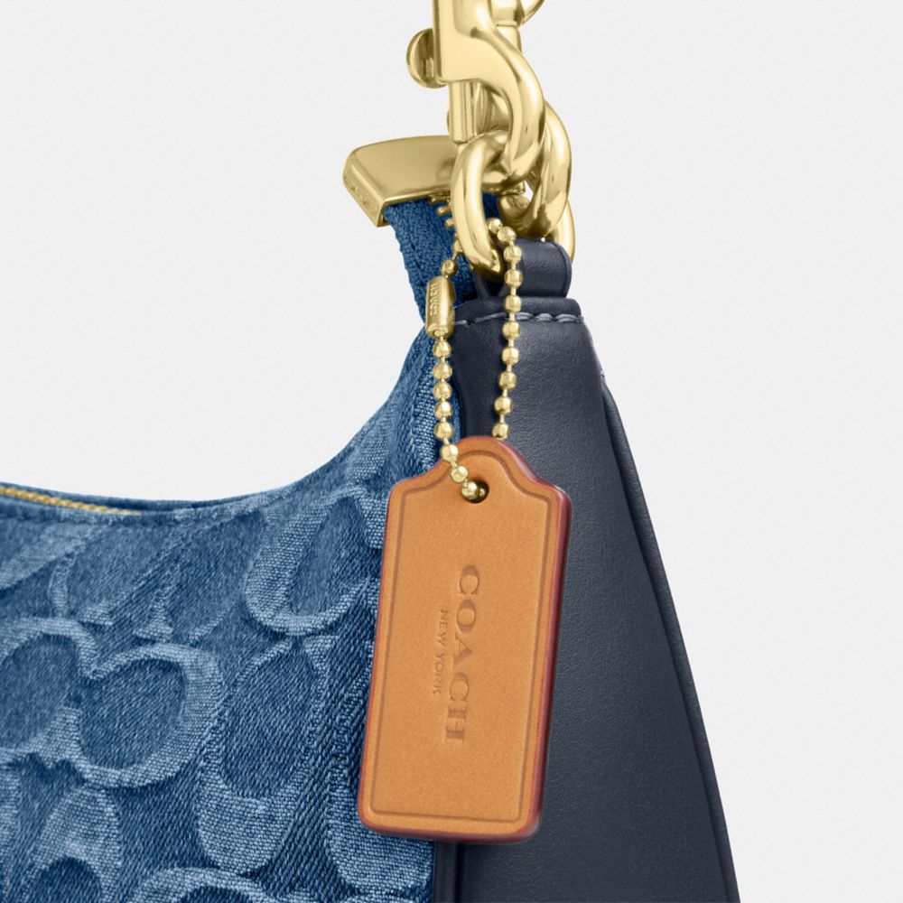 TERI SHOULDER BAG IN SIGNATURE DENIM