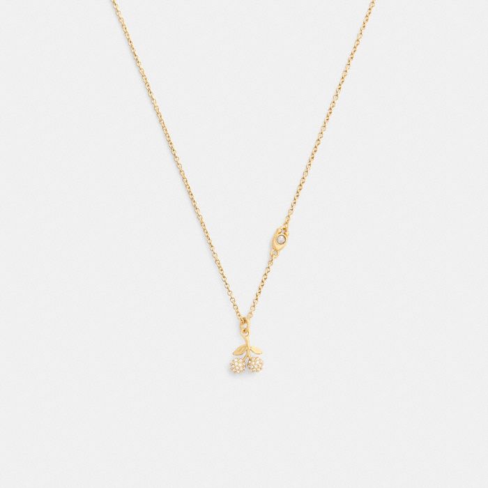 密鑲櫻桃吊墜項鍊