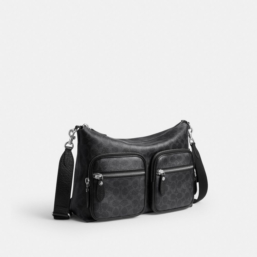 Domino File Bag In Signature Canvas | Coach New Zealand