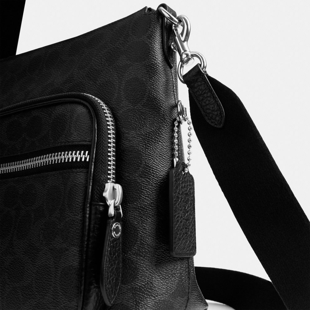 DOMINO FILE BAG IN SIGNATURE CANVAS