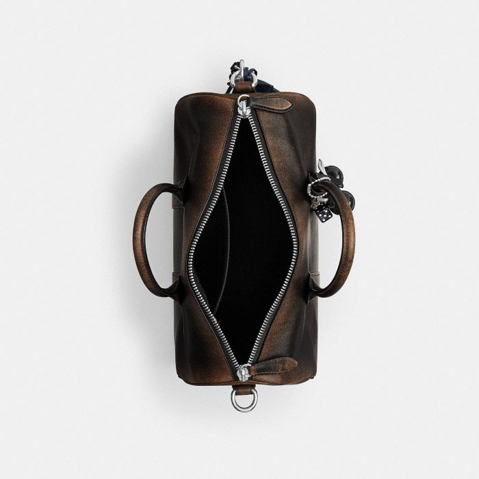 COMPASS 復古摯愛皮革掛飾裝飾 35 手袋