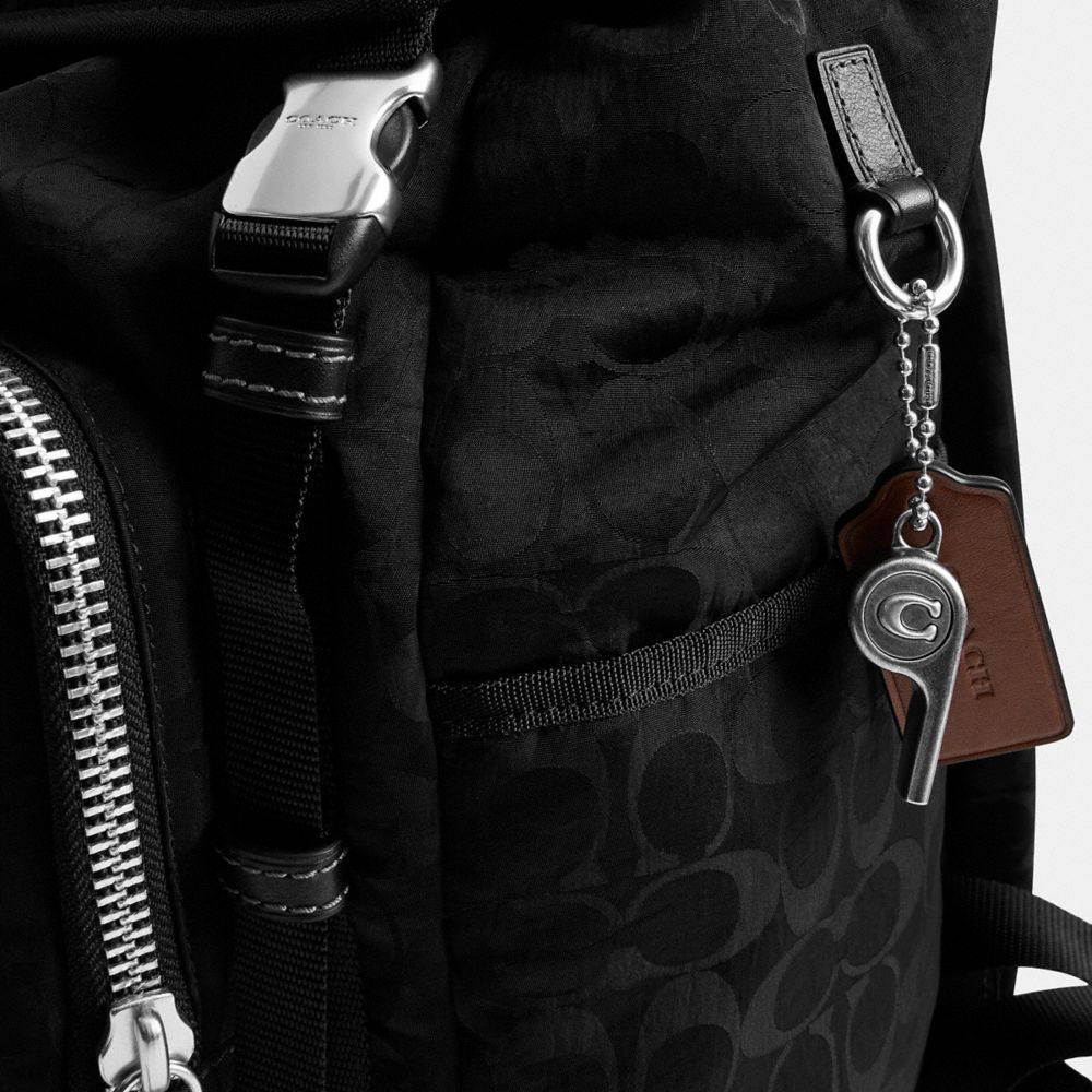 coach backpack signature nylon Logan Backpack In Signature Nylon