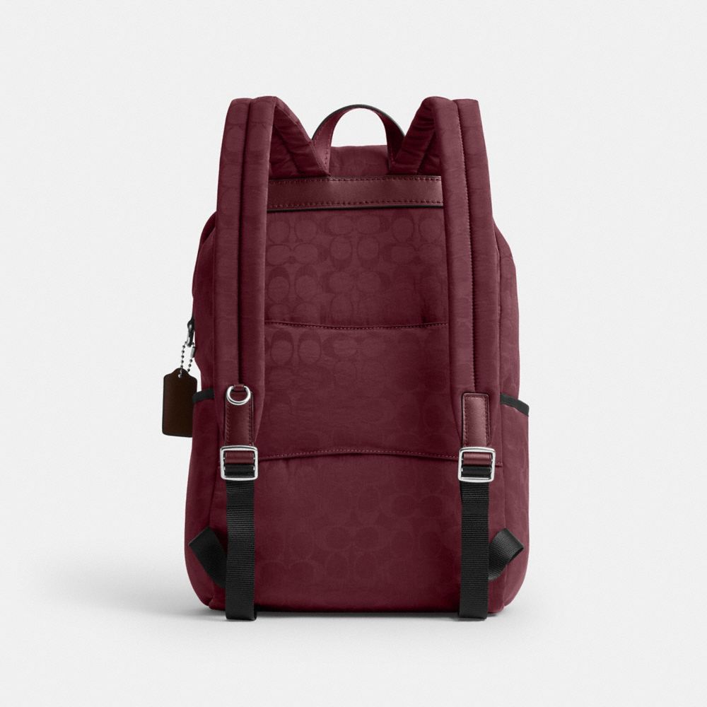 coach burgundy backpack Crosby 28 : Clothing, Shoes & Jewelry Signature Coated Canvas And Refined Pebble Leatherinside Zip And Multifunction Pocketsdouble Zip Closure Coach Wine/Burgundy Pebbled Leather Mini