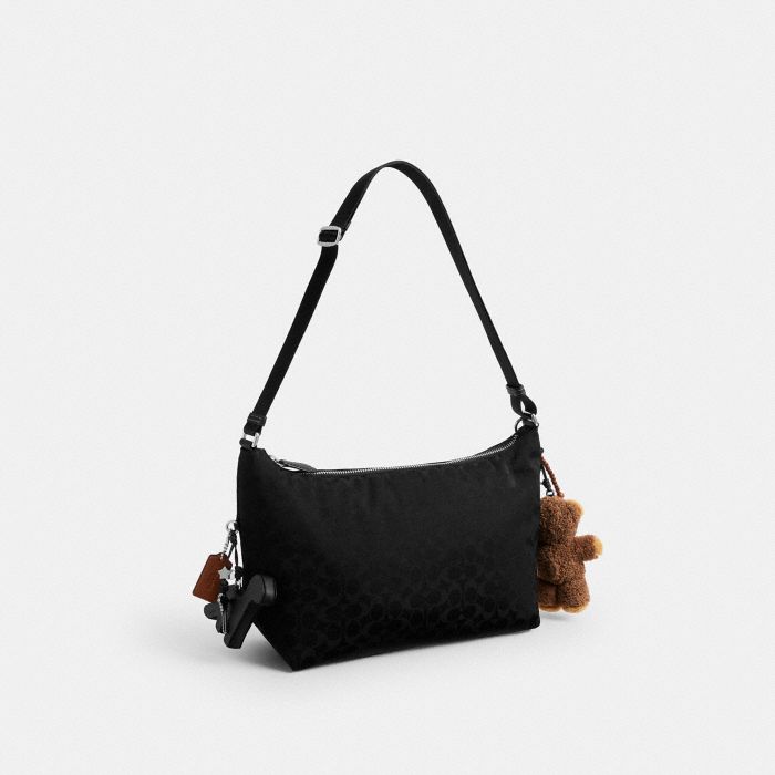 LEO 經典 SIGNATURE 尼龍掛飾裝飾 斜背手袋