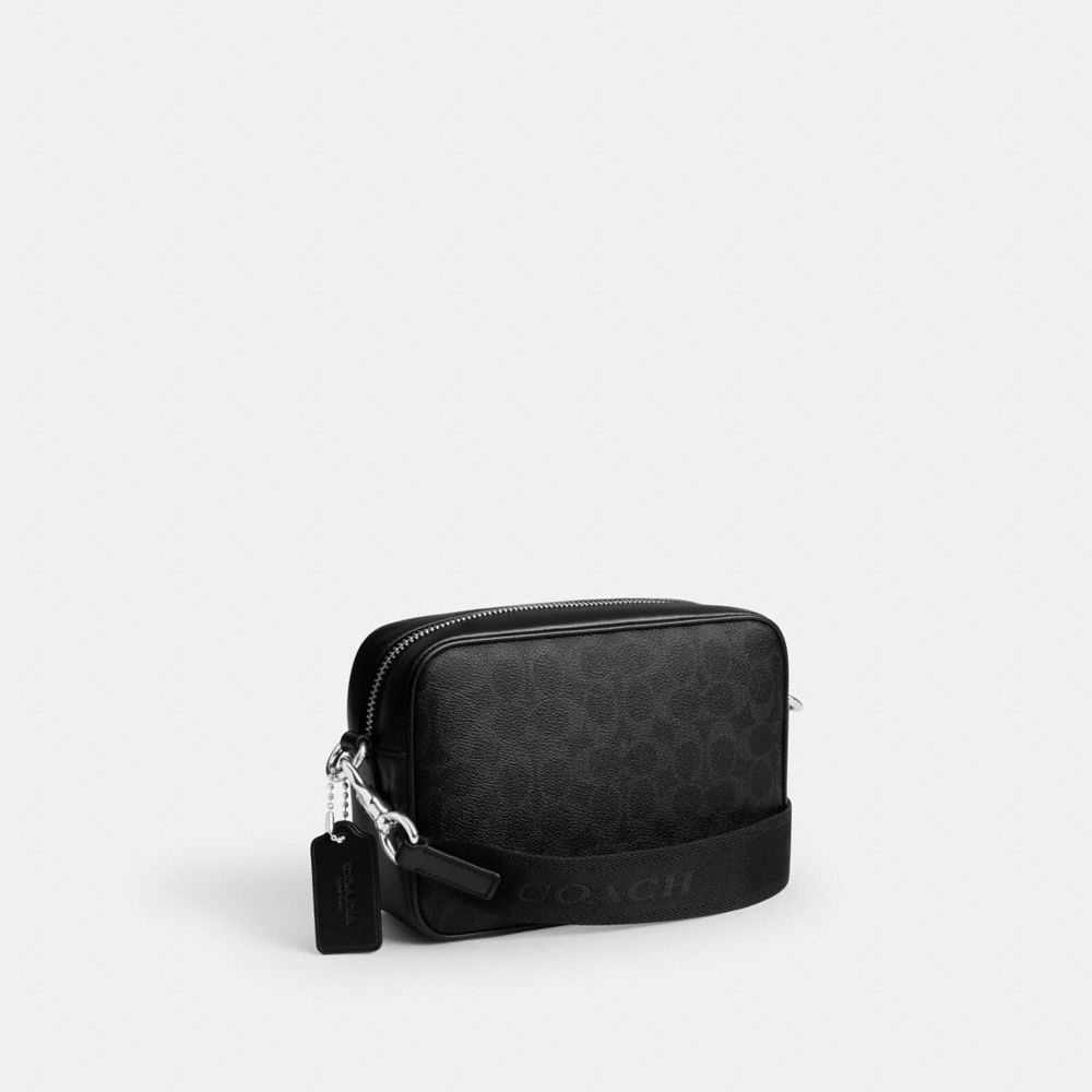 RADIO CAMERA BAG IN SIGNATURE CANVAS
