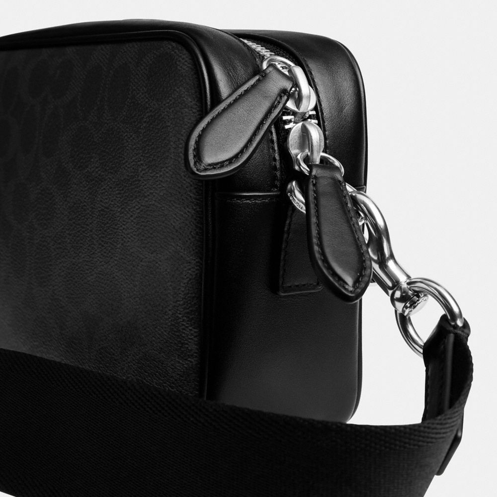 RADIO CAMERA BAG IN SIGNATURE CANVAS