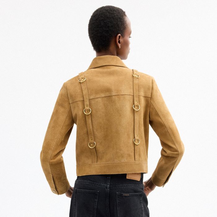 COACH | BRAIN DEAD SUEDE STRAP JACKET