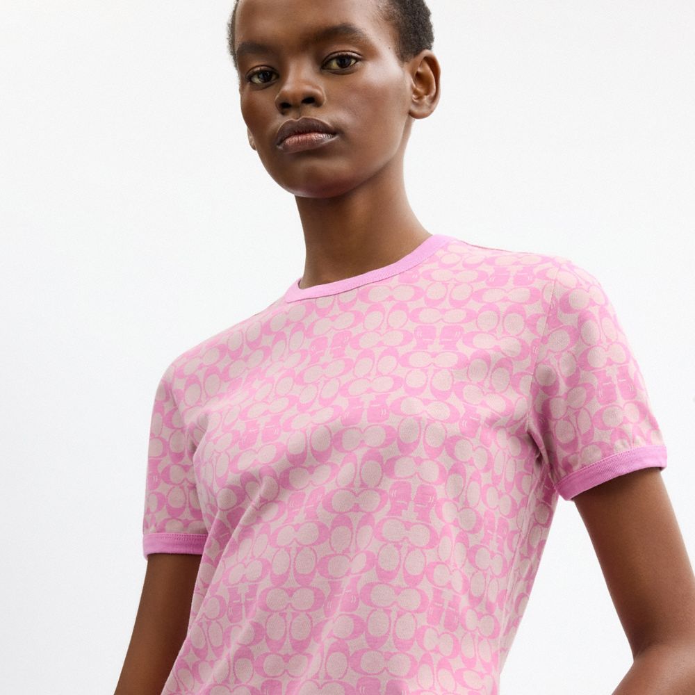 COACH | BRAIN DEAD 經典 SIGNATURE 飾邊 T 恤