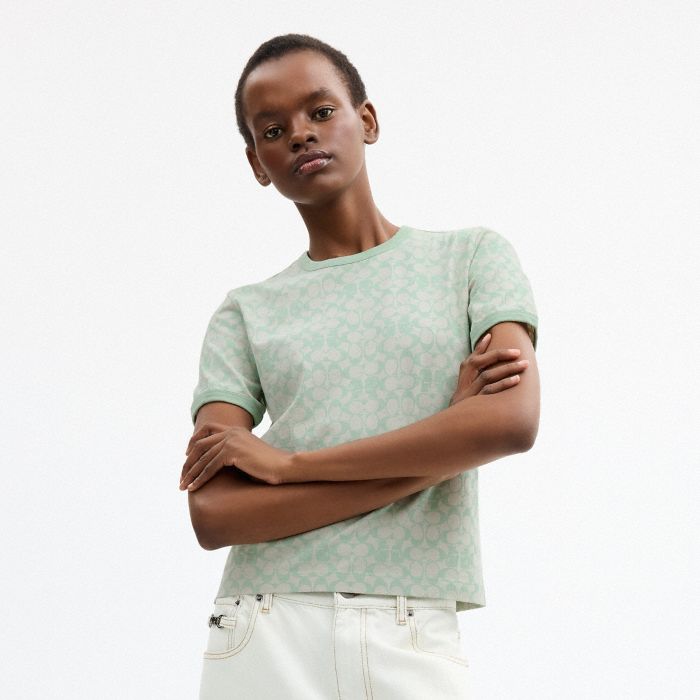 COACH | BRAIN DEAD SIGNATURE RINGER T-SHIRT