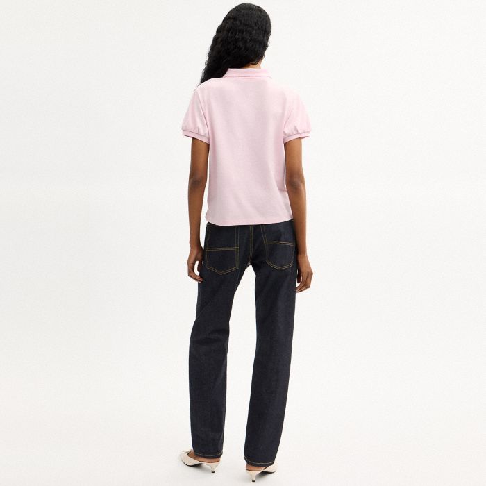 COACH SCRIPT SHRUNKEN POLO IN ORGANIC COTTON