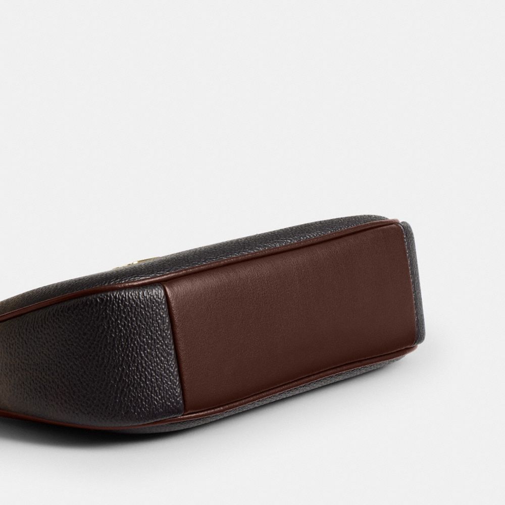 TERI MINI CROSSBODY BAG IN OMBRE SIGNATURE CANVAS