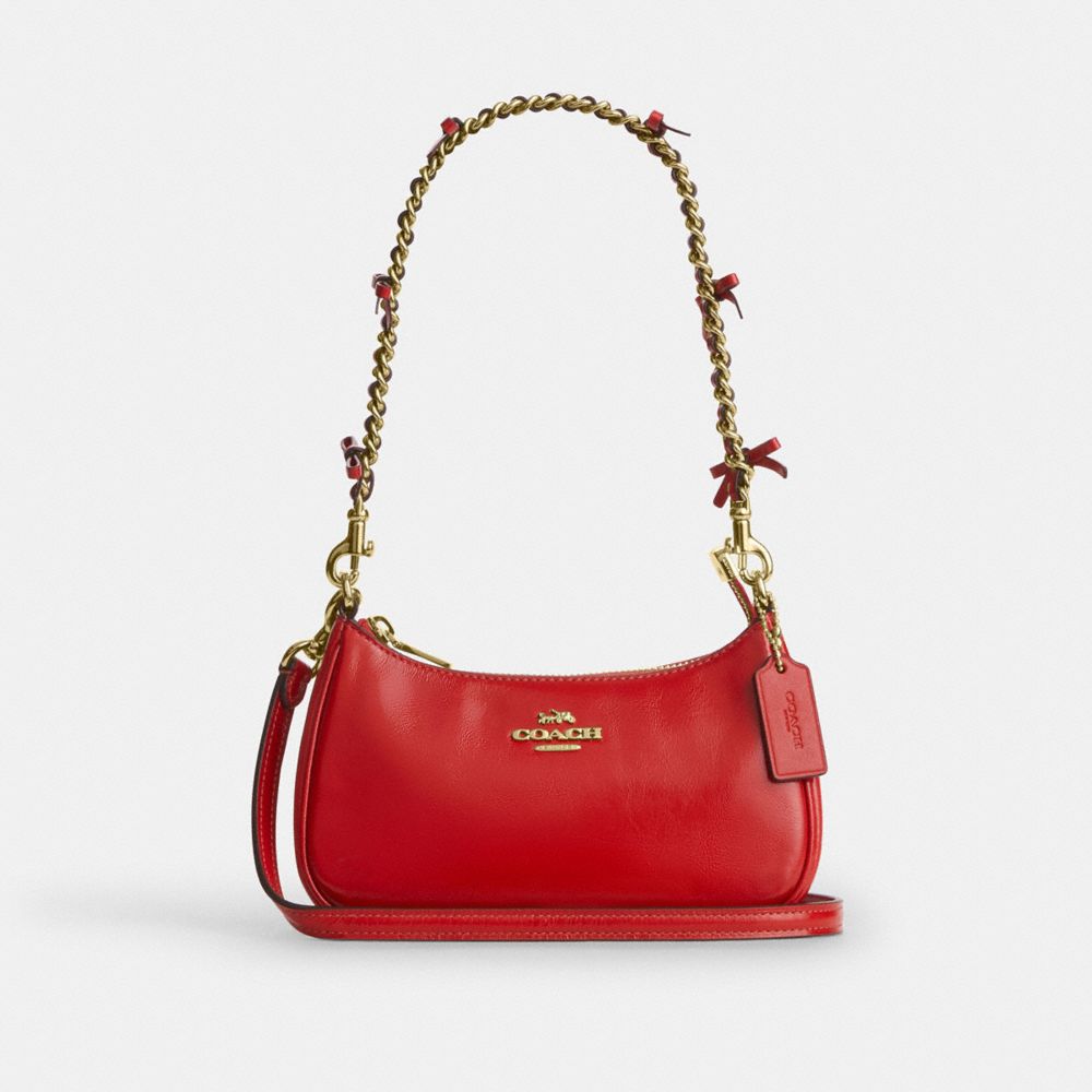 COACH&reg;,Teri Mini Crossbody Bag With Bows,,Front View
