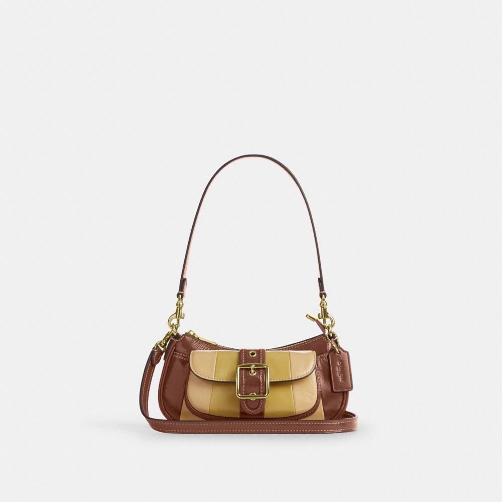 Ashton Mini Shoulder Bag - CDX80 - Gold/Redwood Multi