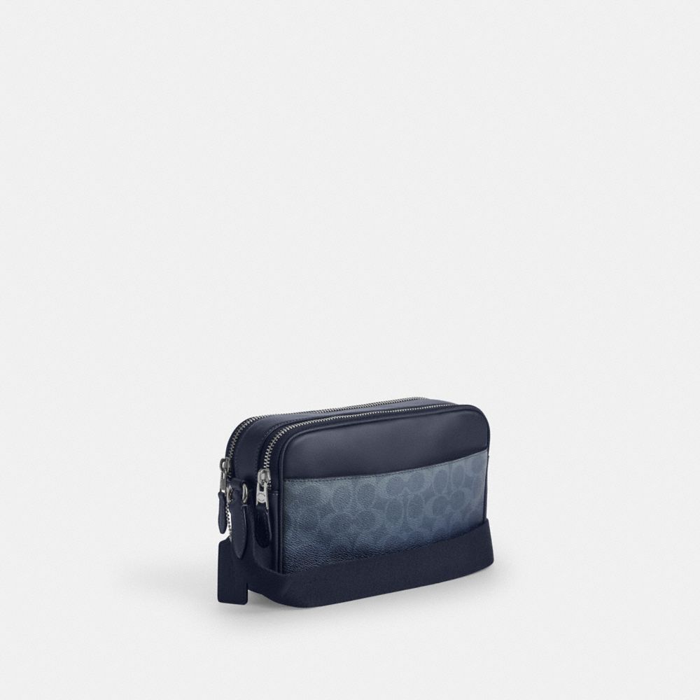 GRAHAM CROSSBODY BAG IN OMBRE SIGNATURE CANVAS